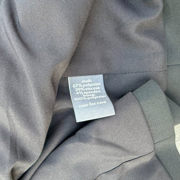 New The Limited Stretch Black Suit Blazer Jacket Coat Size 12 Open Front NWT - Picture 8 of 8